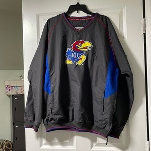 KU KANSAS UNIVERSITY PULL-OVER crew neck